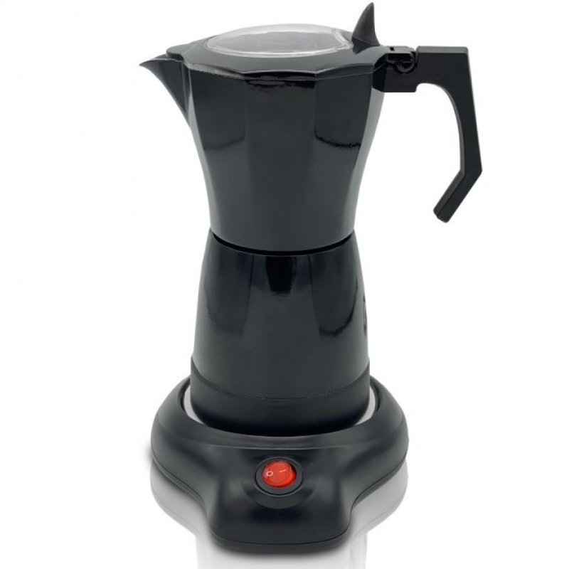 Kenex KXC-CE01 Cafetera Italiana Eléctrica 6 Tazas Negra | PcComponentes.com