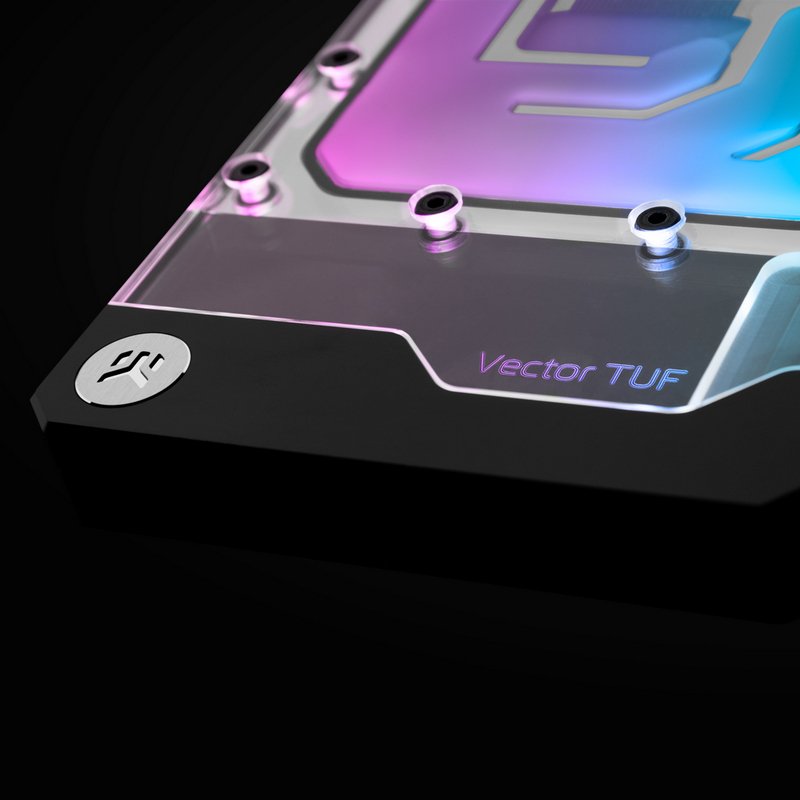 EKWB EK Quantum Vector TUF RTX 3070 D RGB Níquel Plexi