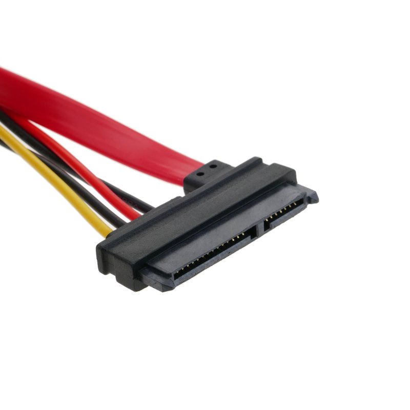 BeMatik Cable Serie SATA 7P15P Macho Hembra 50cm PcComponentes