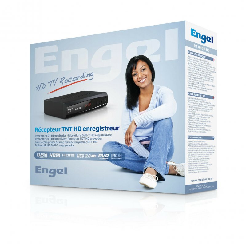 Engel RT0408HD Receptor TDT HD PVR Grabador PcComponentes