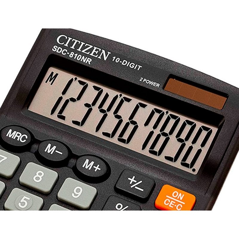 Calculatrice De Bureau Citizen Sdc 810 Bn 10 Chiffres Noir