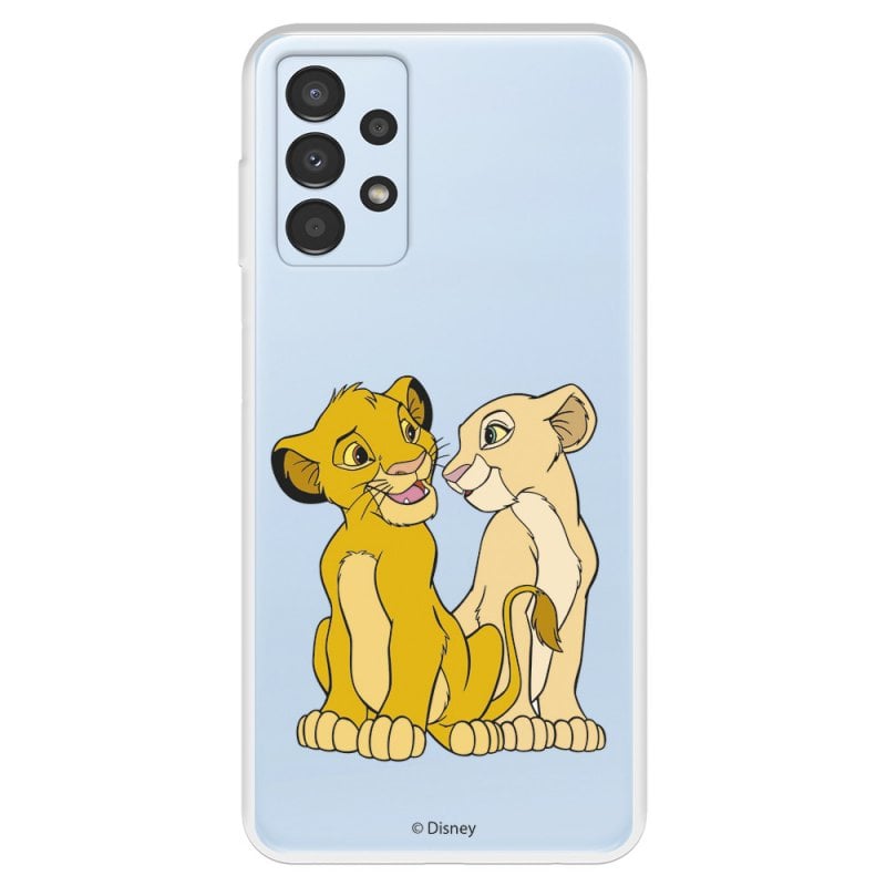 Capa Oficial Disney Simba E Nala Silhouette Para Samsung Galaxy A G