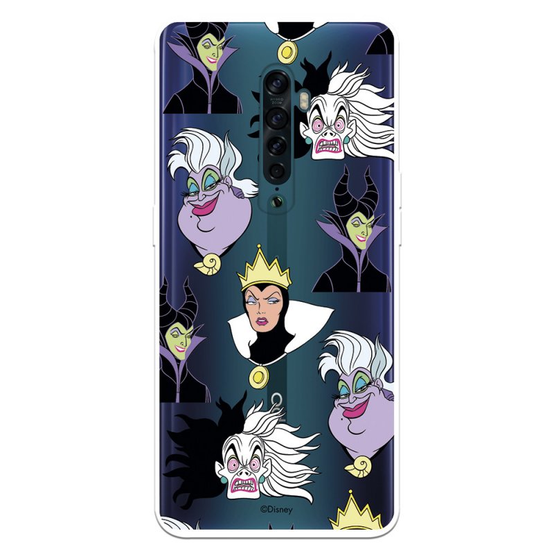 Funda Para Oppo Reno2 Oficial De Disney Villanas Patrón Villanas