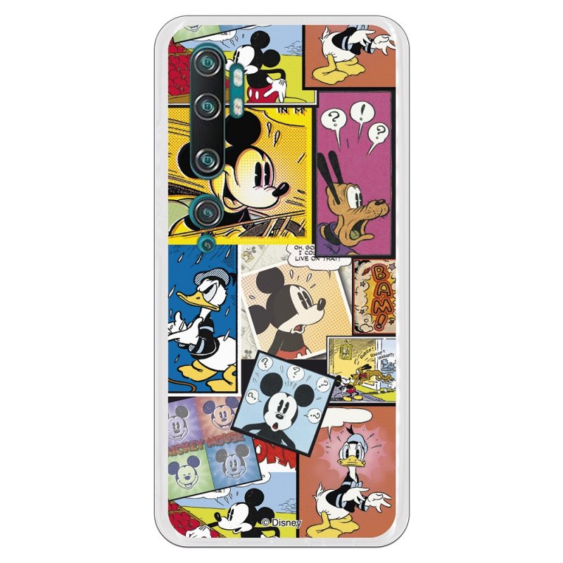 Estojo Oficial Disney Mickey Comic para Xiaomi Mi Note 10 Clássicos