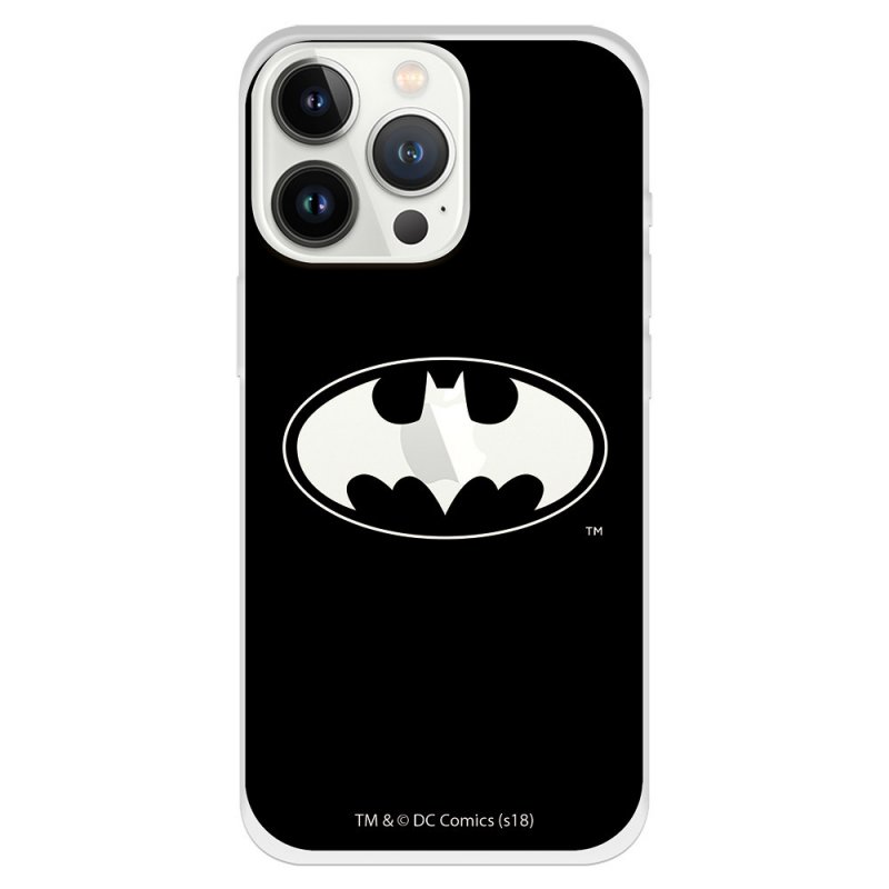 Funda Para Iphone 13 Pro Oficial De Dc Comics Batman Logo Transparente