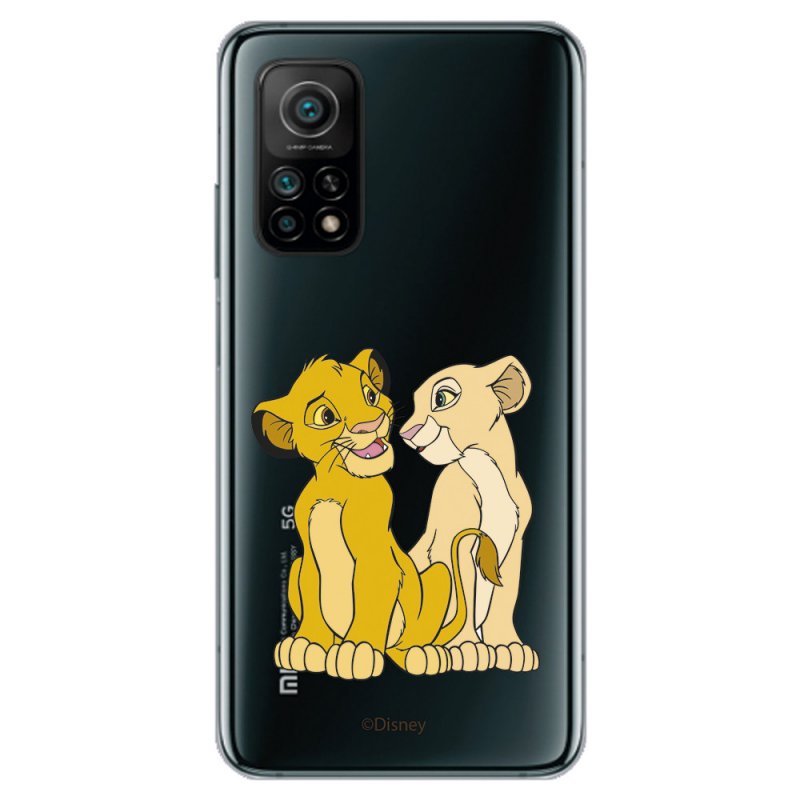 Estojo Oficial Disney Simba E Nala Silhouette Para Xiaomi Mi 10t O