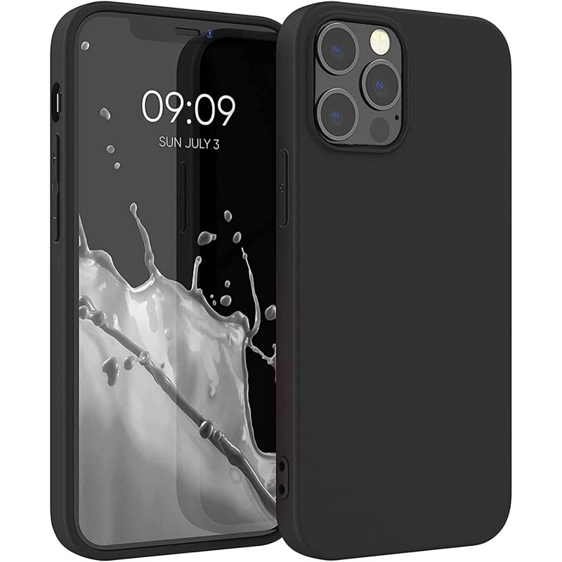 Icoveri Funda De Silicona Negra Para Iphone Pro Max Pccomponentes