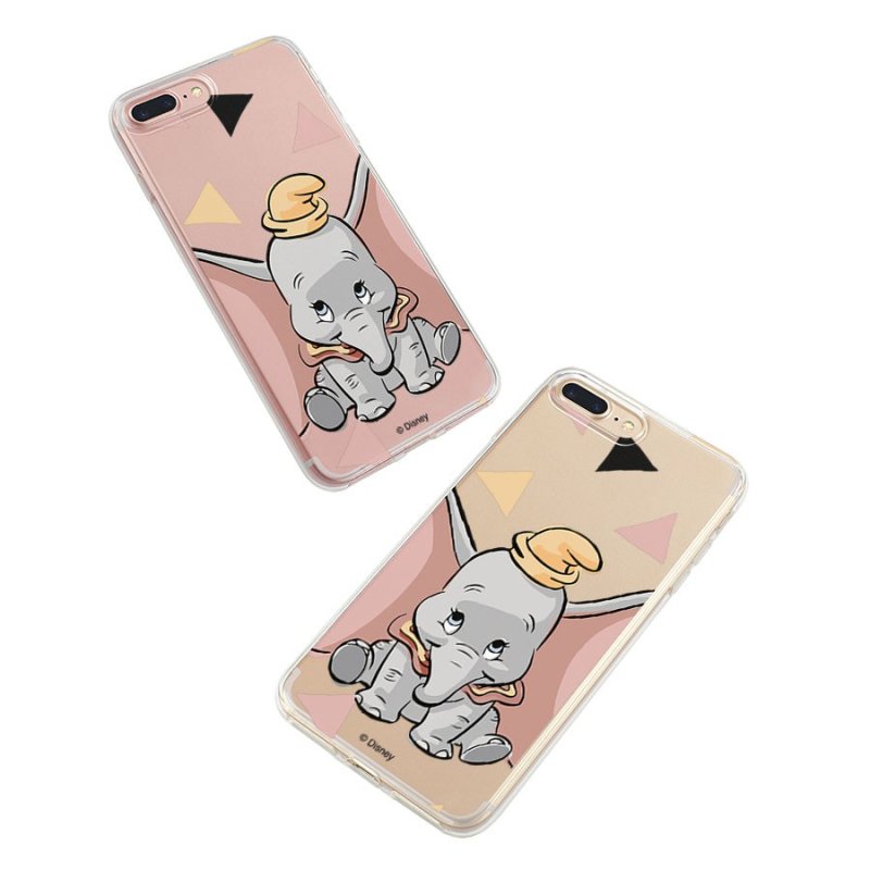 Funda Oficial Disney Dumbo Silueta Transparente Para Lg K