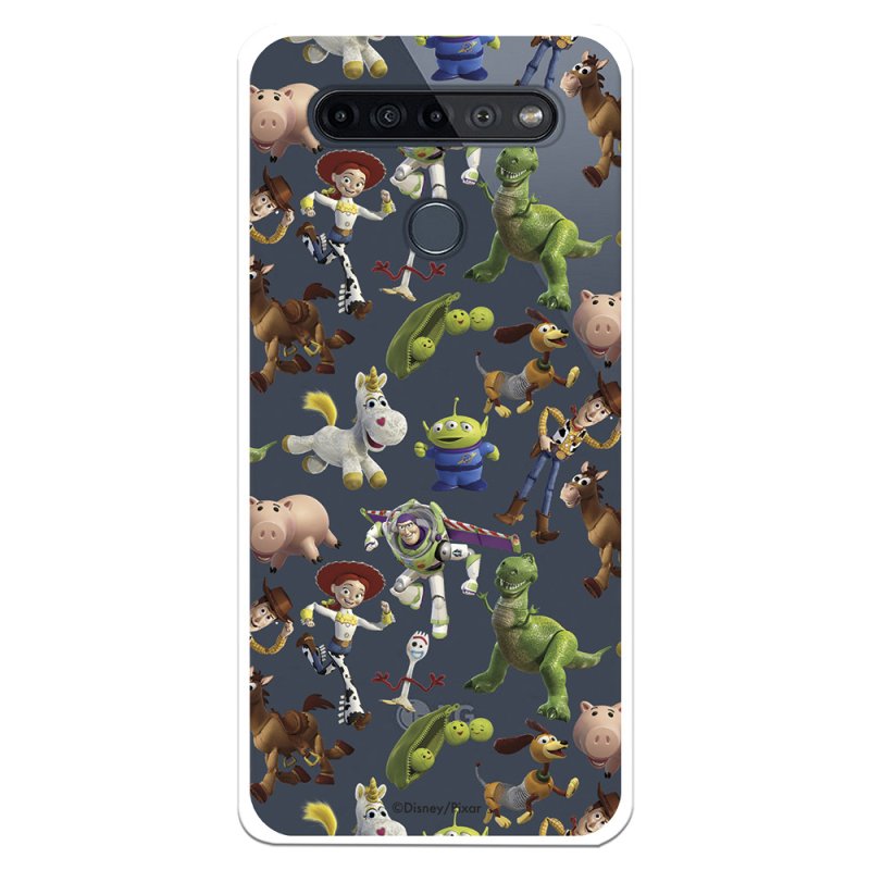 Funda Para Lg K51s Oficial De Disney Muñecos Toy Story Siluetas Toy