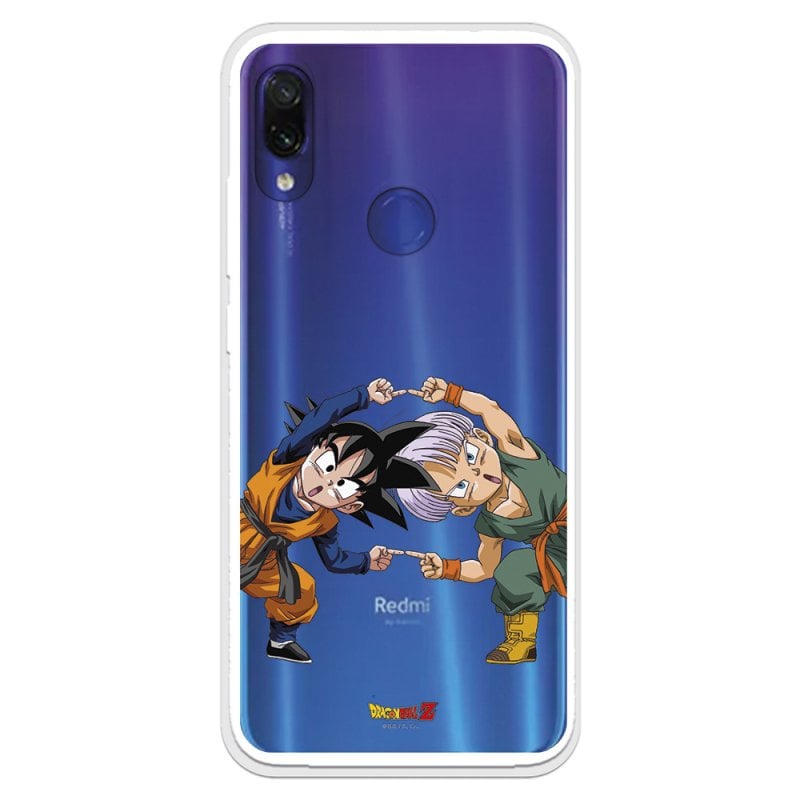 Capa Oficial Dragon Ball Goten E Trunks Fusion Para Xiaomi Redmi Note 7