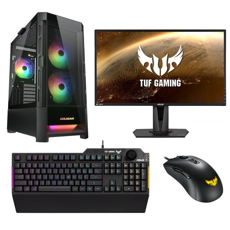 Epical Q GPlus32 AMD Ryzen 7 5700X 32GB 2TB SSD RTX 4070Ti Monitor 27