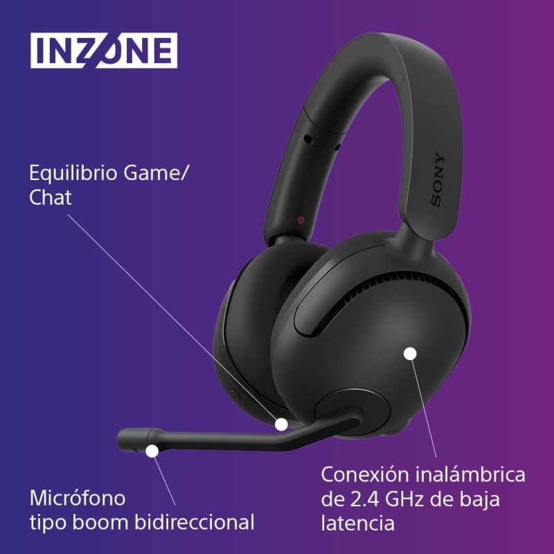 Casque De Jeu Sans Fil Sony Inzone H Noir Pccomponentes Fr