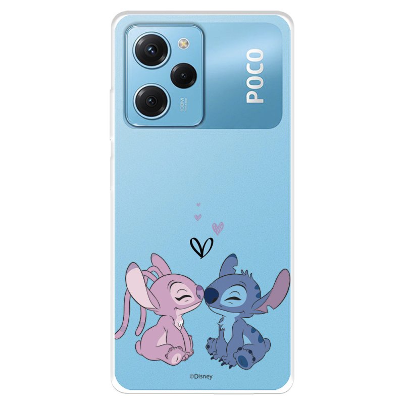 Capa Oficial Disney Angel Stitch Kiss Para Xiaomi Poco X Pro G