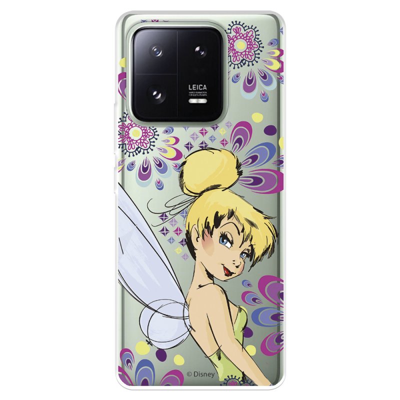 Capa Para Xiaomi 13 Pro Oficial Disney Tinkerbell Flowers Peter Pan