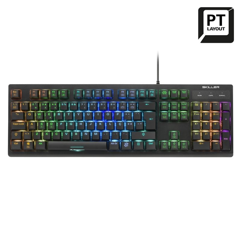 Sharkoon SKILLER SGK30 Teclado Mecánico Gaming RGB Switch Blue Layout