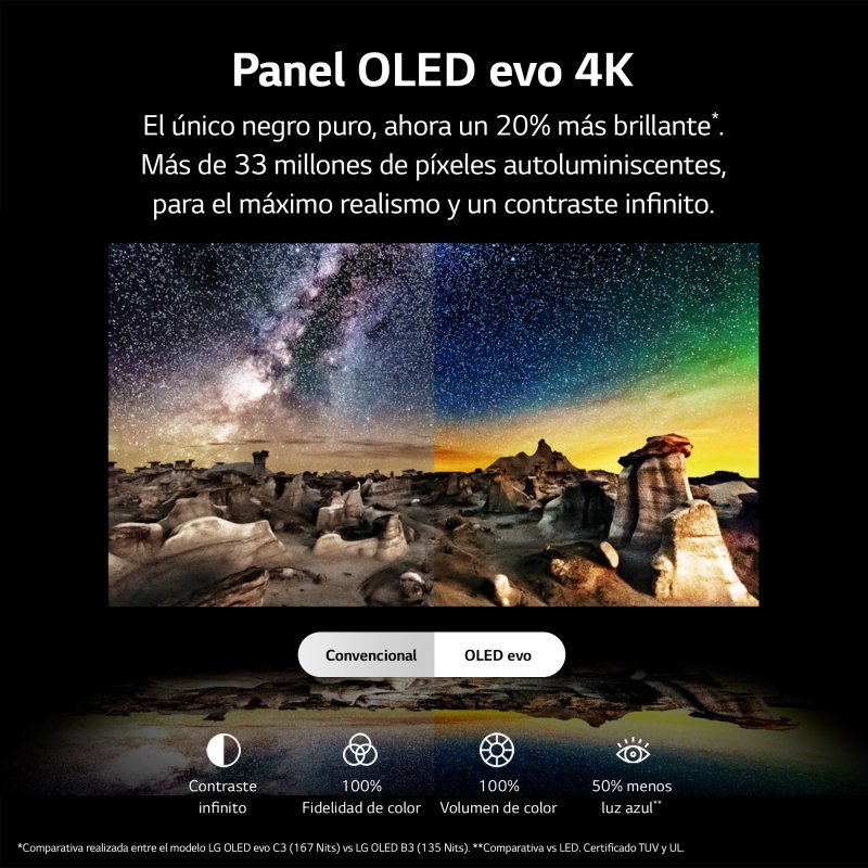 Lg Oled C La Oled Evo Ultrahd K Hdr Pccomponentes