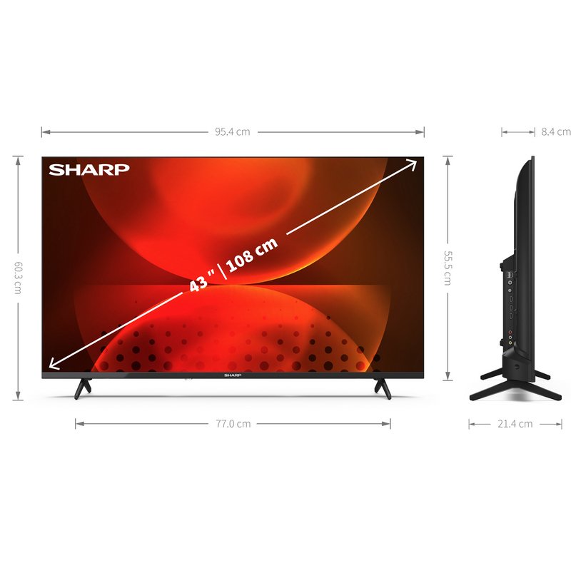 Sharp Fh Ea Led Fullhd Android Tv Oferecer Aniversario