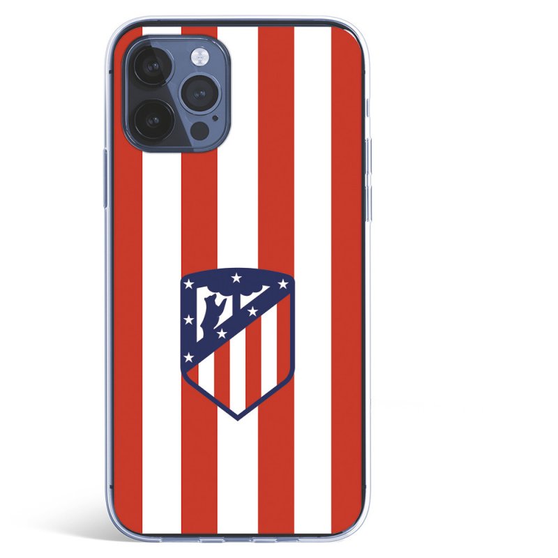 Custodia per OPPO A38 - A18 dell'Atletico di Madrid Scudo Fondo Nero