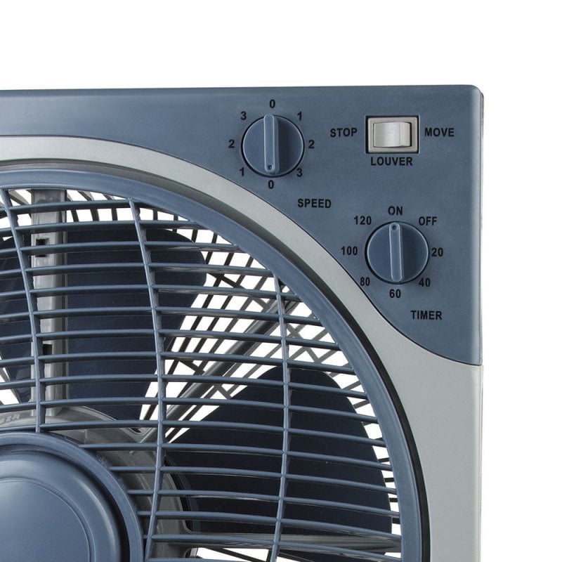 Raydan Home Ventilador Box Fan W Gris Azul Pccomponentes