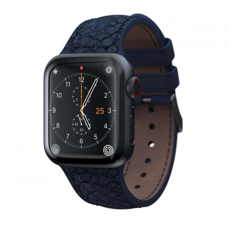Correa de Piel Azul para Apple Watch de 44/45 mm - Quien tiene el mejor  precio? - Nau