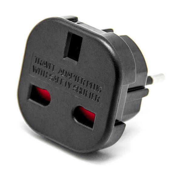 Adaptador de enchufe UK a Europeo Adaptador de enchufe UK a Europeo