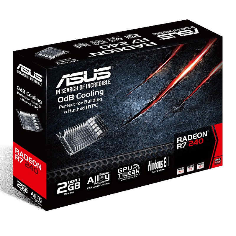 Asus Radeon R7 240 SILENT 2GB DDR3 |PcComponentes