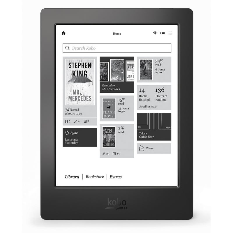 Kobo Aura H2O Ebook Reader 6.8" Negra