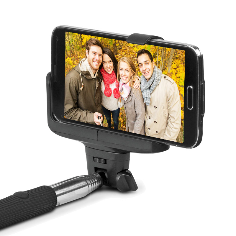 kaos master selfie con disparador bluetooth negro kaos master selfie con disparador bluetooth negro
