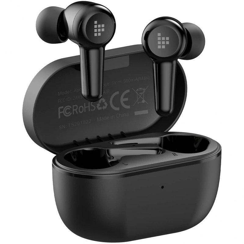 Tronsmart Apollo Air Auriculares Bluetooth Negros con Cancelación Activa de  Ruido | PcComponentes.com