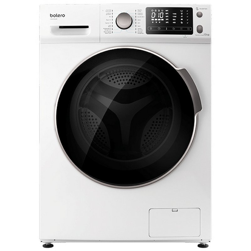 Lavadora Bolero DressCode 8000 Cecotec 8 kg 8 Programas 80 dB Blanco y Gris  con Carga Frontal y Display LED — Brycus