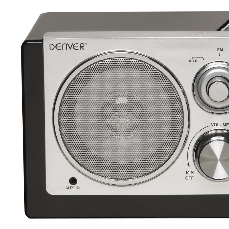 Denver Electronics Tr Radio Am Fm Aux Negra Pccomponentes