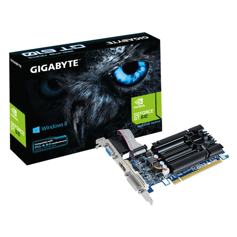 Gigabyte GeForce GT 610 2GB GDDR3 LP PcComponentes