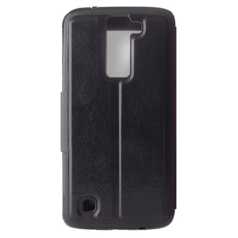 Funda View Cover para LG K8 Negra