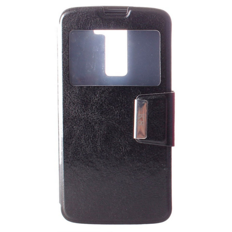 Funda View Cover para LG K8 Negra