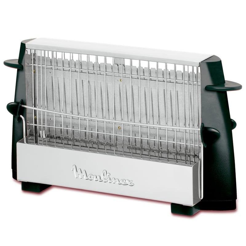 Torradeira vintage Moulinex A15453 4 fatias 760 W Preta