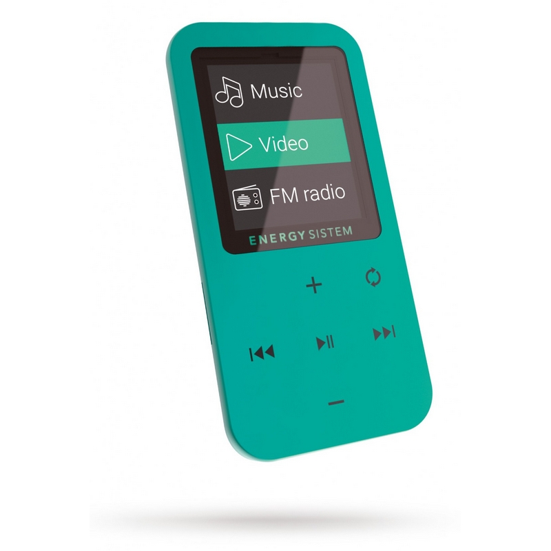 Energy MP4 Touch Bluetooth Mint 8GB – Riproduttore Portatile Con Cuffie, Supporto MicroSD, Touch Screen