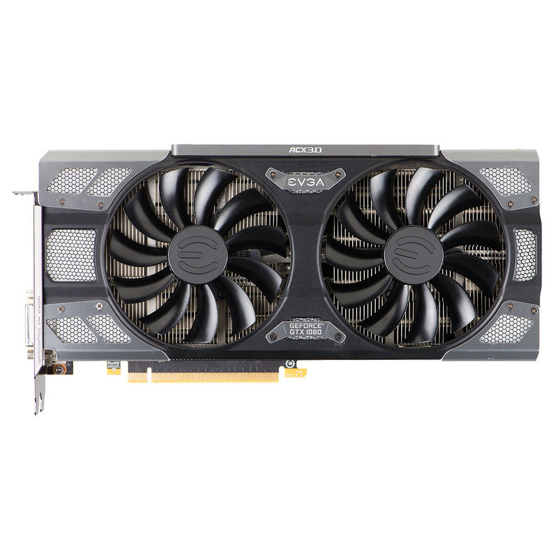 Carte Graphique EVGA GTX 1080 GAMING ACX 3.0 - 8 Go GDDR5, Occasion