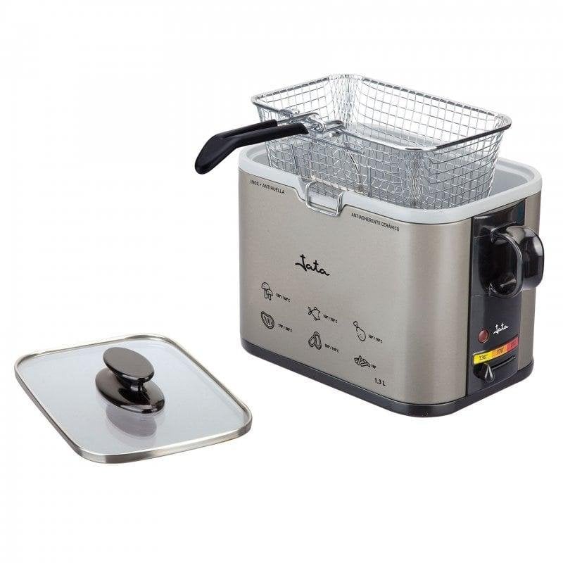Friteuse Jata FR326E – Capacité 1,3 L, 1000 W, Métal Teflon