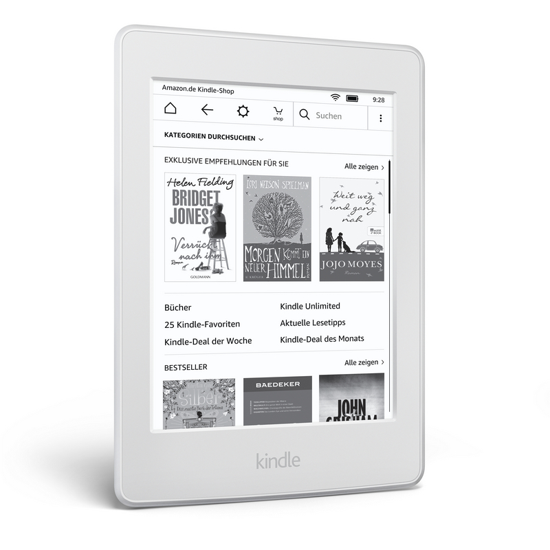 ebook kindle con luz integrada