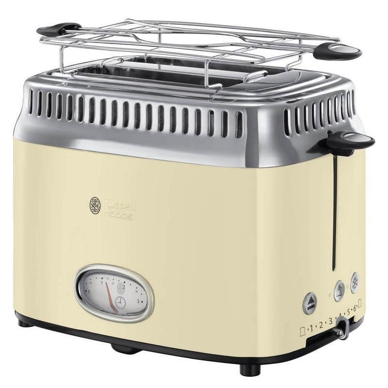 Tostapane vintage Russell Hobbs 21682-56 2 fessure 1300 W 6 livelli Sabbia