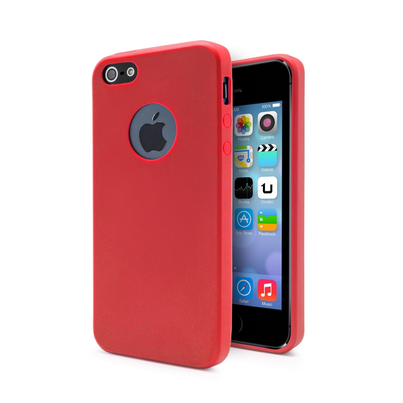 carcasa iphone se roja carcasa iphone se roja
