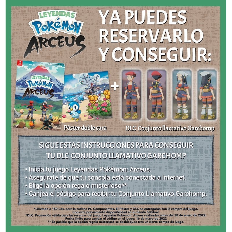 Pokémon Legends: Arceus Nintendo Switch - Compra jogos online na