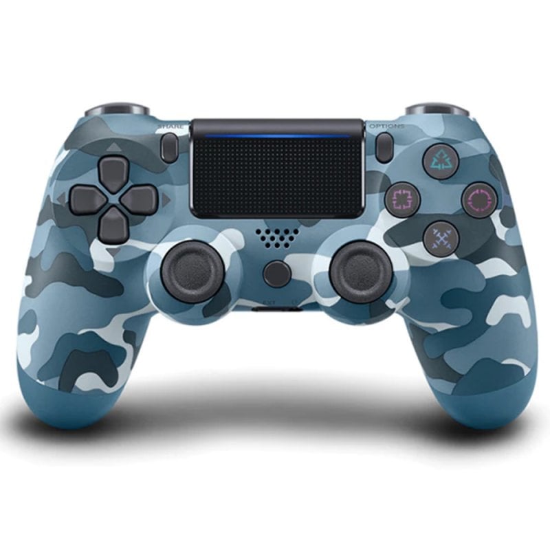 Mando Inalambrico PS4 Compatible con Play Station 4 Doubleshock Klack®  Calavera Azul PKLACKS4 – Klack Europe