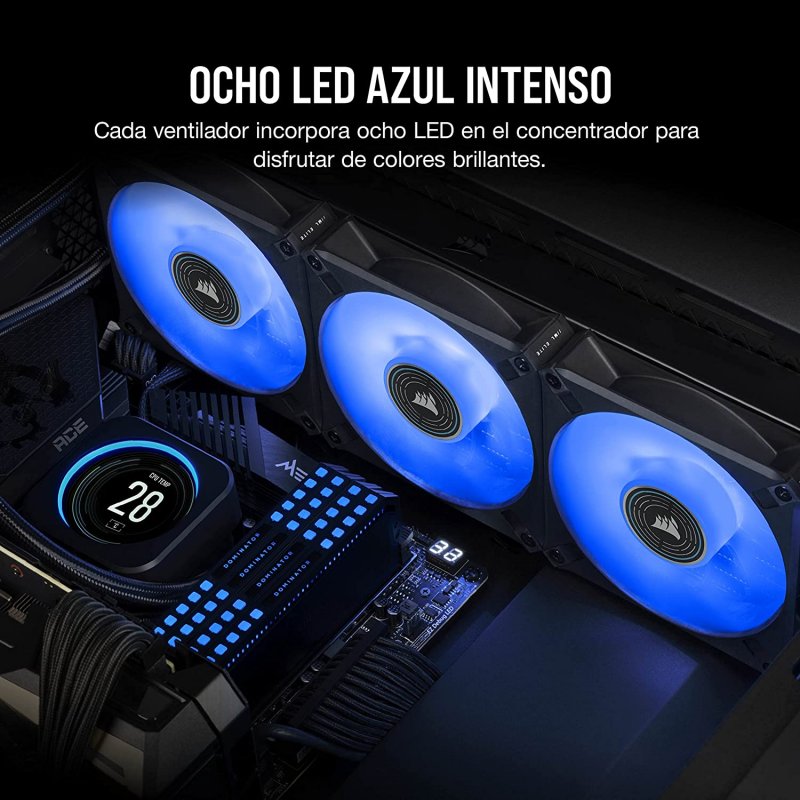 Fan Corsair Ml140 Elite Premium Magnético 140mm Rgb Branco | MercadoLivre