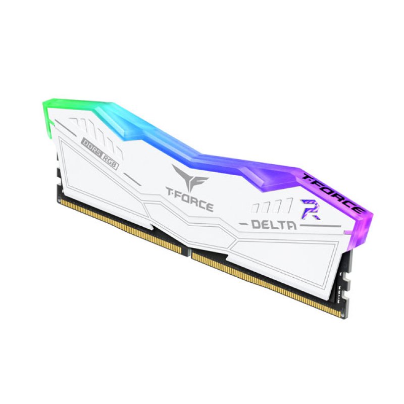 Team メモリ DDR5-6400 32GB ホワイト EXPERT DDR5 DESKTOP MEMORY WHITE 32GB(2x16GB) 6400MHz CL32 - TEAMGROUP