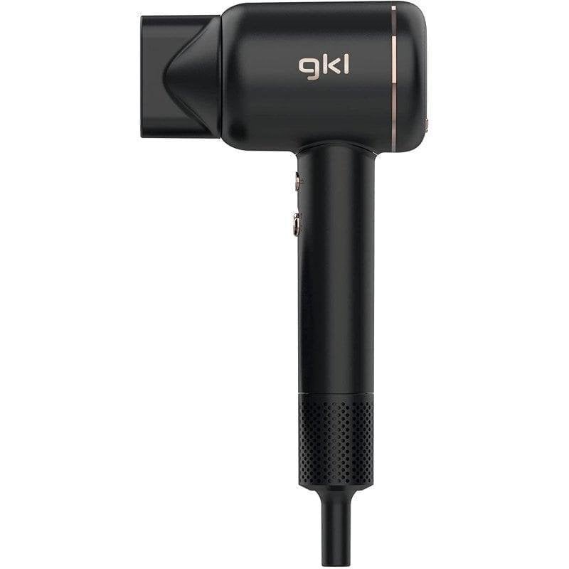 Sèche-cheveux Ionique Professionnel GKL Beauty Onyx Smart 1600W 4 Températures 3 Vitesses LED Noir