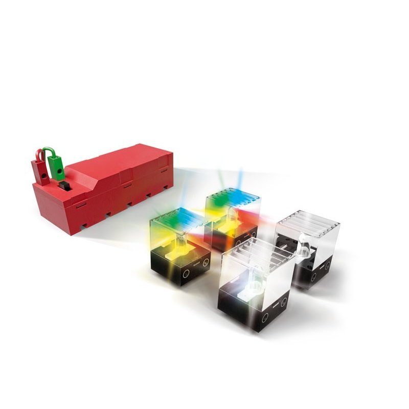 Fischertechnik Dynamic L2 + LED Set – Kugelbahn Baukasten Mit Lichteffekten, Für Kinder Ab 7 Jahren