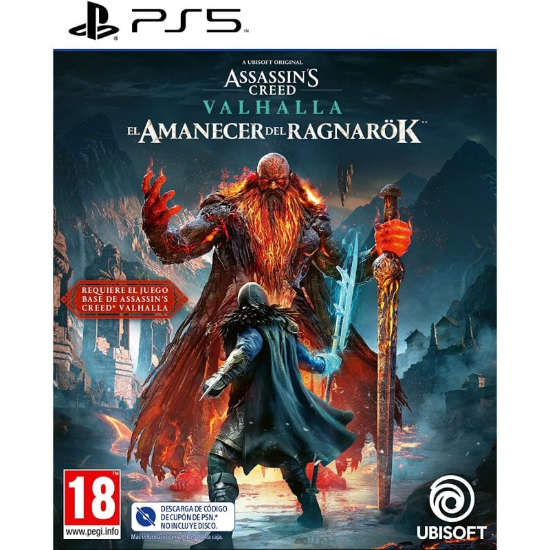 Assassin's Creed Valhalla Expansión El Amanecer del Ragnarök PS5 (Código de  Descarga), PcComponente