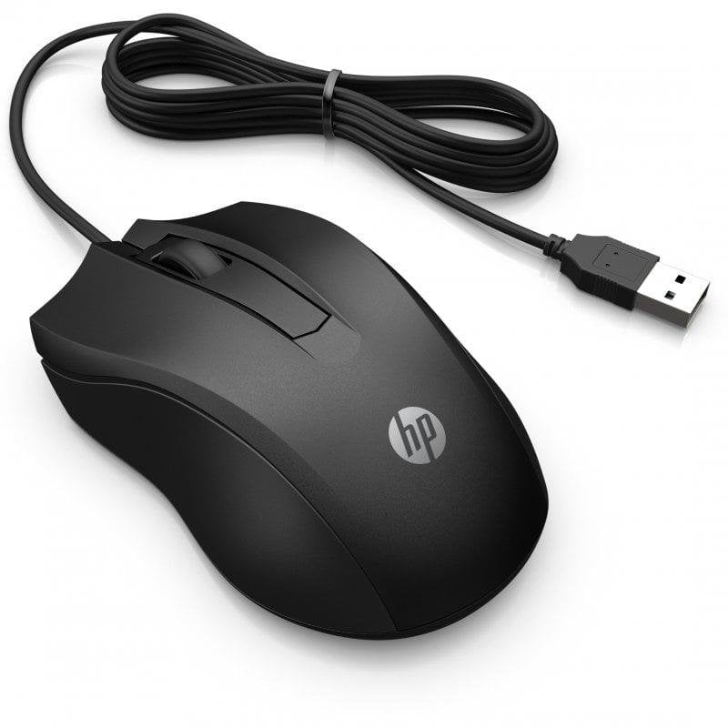 Souris HP 100 – 1600 DPI, Ambidextre, Filaire, USB - vue 5