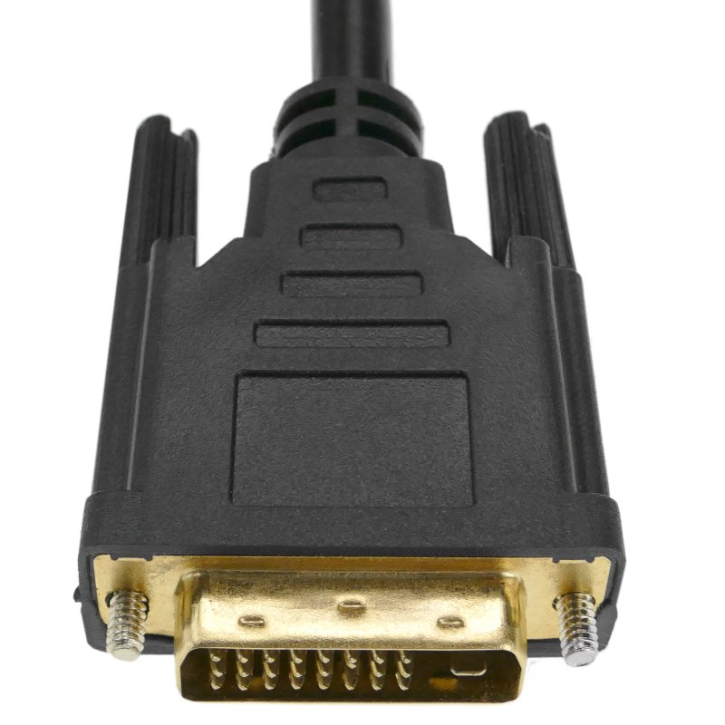 System-S Câble DVI D 5m 24+1 Mâle Vers HDMI 1.4 Standard Mâle Plaqué Or